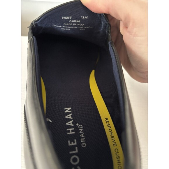 Cole Haan Grand+ Pratt Slip On Loafers Mens 13M Black Leather C40248 - Picture 10 of 10